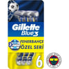 Gillette Blue3 Kullan At Tıraş Bıçağı Fenerbahçe Taraftar Paketi 6'lı
