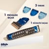 Gillette Fusion Styler 4'ü 1 Arada Hassas Vücut Tüyü ve Sakal Düzeltici Tıraş Makinesi ve Kenar Düzeltici