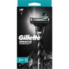 Gillette Mach3 Charcoal Yedekli Erkek Tıraş Makinesi – Paslanmaz Çelik Bıçak, Pürüzsüz ve Konforlu Tıraş, 1 Adet