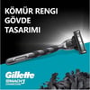 Gillette Mach3 Charcoal Yedekli Erkek Tıraş Makinesi – Paslanmaz Çelik Bıçak, Pürüzsüz ve Konforlu Tıraş, 1 Adet