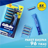 Gillette Sensor3+ Comfort 8'li Yedek Bıçağı Başlıklı Tıraş Makinesi