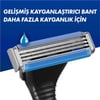 Gillette Sensor3 Tıraş Makinesi - 3 Bıçaklı, Kayganlaştırıcı Bant ve Oynar Başlık ile, 1 Adet + 6 Yedek Bıçak