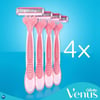 Gillette Simply Venus 3 Kadın Kullan At Tıraş Bıçağı 4'lü Kaygan Bantlı Tahriş Azaltıcı Başlık
