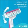 Gillette Venus 3 Renkli Kadınlar için Tek Kullanımlık Tıraş Bıçağı - Pürüzsüz Kayma ve Az Tahriş, 6'lı Paket