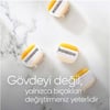 Gillette Venus ComfortGlide Olay Kadın Tıraş Bıçağı Yedek Başlık 3'lü Paket – Hindistan Cevizi Kokulu, 5 Bıçaklı Ergonomik Tasarım