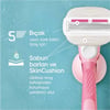 Gillette Venus Comfortglide Sugarberry Kokulu Miami Kadın 5 Bıçaklı Tıraş Makinesi