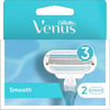 Gillette Venus Smooth Kadın Tıraş Bıçağı, 3 Bıçaklı ve Kayganlaştırıcı Bantlı, 2 Adet