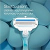 Gillette Venus Smooth Kadın Tıraş Makinesi - 3 Bıçaklı, Kayganlaştırıcı Bant ile, 1 Adet Makine + 5 Yedek Başlık