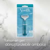 Gillette Venus Smooth Kadın Tıraş Makinesi - 3 Bıçaklı, Kayganlaştırıcı Bant ile, 1 Adet Makine + 5 Yedek Başlık