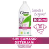 Gleen Organik İçerikli Vegan 1 lt Lavanta-Bergamot Sıvı Performans Çamaşır Deterjanı