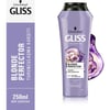 Gliss Blonde Perfector Turunculaşma Karşıtı Onarıcı Mor Şampuan 250 ml Röfleli Boyalı Doğal Sarı Saçlar