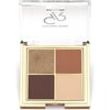 Golden Rose Quattro Eyeshadow Palette No: 04 Coffee Dream - Far Paleti - 8691190516222