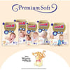 Goo.N Premium Soft 1 Numara Süper Yumuşak Yenidoğan Bant Bebek Bezi - 50 Adet