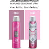 Jagler Kadın Sprey Deodorant 150 ml – Pudrasız, Oryantal Karanfil Notalı, Kalıcı ve Ferahlatıcı Koku