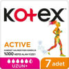 Kotex Active Uzun Hijyenik Ped 7 Adet Nefes Alan Yüzey ile Gün Boyu Konfor Sunar