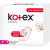Kotex Günlük Ped Normal 56'lı - %100 Pamuk Yüzey, Doğal Yumuşaklık ve Yüksek Emicilik Özellikleriyle