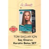 La Benedic Ekonomik 3'lü Keratin Botox Onarıcı ve Düzleştirici Full Set (Açık Renkli Saçlar Için)
