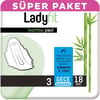 Ladyfit Bambu Ped Süper Gece 18 Adet Paraben ve Kimyasal İçermeyen Konforlu Ped