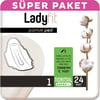 Ladyfit Pamuk Ped Süper Normal 24 Ped