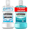 Listerine Nane Aromalı Ağız Gargarası 2×250 ml – Dişleri Güçlendiren, Plak ve Tartar Oluşumunu Önleyen Antibakteriyel Formül