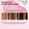 L'Oréal Paris Excellence Creme Saç Boyası - 6.32 Altın Açık Kahve