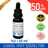 Lugol Solüsyonu %2 Lik / 20 ml / Damlalıklı / Iyot Çözeltisi