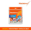 Macromax Desenli Mikrofiber Temizlik Bezi 3'lü Paket, Ultra Emici Toz Alıcı Çok Amaçlı Bez