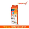 Macromax Famous+ Düz Mop Yer Temizlik Sistemi, Islak ve Kuru Kullanım, 360 Döner Başlıklı Pratik Paspas