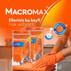 Macromax Küçük Boy Small Beden Temizlik Eldiveni Pamuklu İç Yüzeyli, Kaydırmaz Desenli
