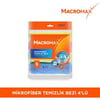 Macromax Mikrofiber Temizlik Bezi 4'lü Paket, Çok Amaçlı Toz Alma ve Yüzey Silme Bezi