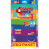 Macromax Rengarenk Mikrofiber Bez 8'li