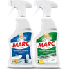 Marc Banyo ve Mutfak Temizleyici Yağ Çözücü & Kireç Sökücü Sprey 2'li Set (2x750 ml)