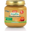 Milupa Organik Elma Havuç Püresi Kavanoz 125 g 6+ Ay