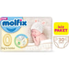 Molfix Bebek Bezi  0 Beden Ekstra Küçük Yenidoğan İkiz Paket 30 Adet