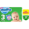 Molfix Bebek Bezi 3 Beden Midi İkiz Paket 30 Adet