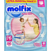 Molfix Külot Bebek Bezi 6 Beden Extra Large 15+ Kg 86lı Ultra Avantaj Paketi