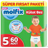 Molfix Külot Bez 5 Beden Junior Süper Fırsat Paketi 60 Adet