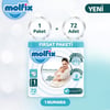 Molfix Premium Fırsat Paketi 1 Beden 72 Adet