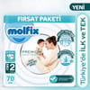 Molfix Premium Fırsat Paketi 2 Beden 70 Adet