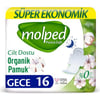 Molped Pure Soft Gece 16 Adet Sızıntı Önleyici Teknolojiye Sahip Yumuşak Hijyenik Pedler