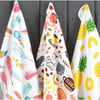 Morlimon Microll Mikrofiber Desenli 3 Lü Temizlik Bezi 40X40 cm