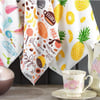 Morlimon Microll Mikrofiber Desenli 3 Lü Temizlik Bezi 40X40 cm