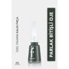 Nail Enamel Yoğun Renk Veren Uzun Süre Kalıcı Parlak Oje (453 Khaki Green) 8682536036146