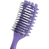 Nascita Magical Curl Mor Plastik Esnek Belirginleştirici Saç Fırçası Kıvırcık Saçlar İçin
