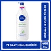 NIVEA Aloe Vera Vücut Losyonu 400ml, Normal / Kuru Ciltler için, Derinlemesine Nemlendirici Serum ve Aloe vera ile 48 Saat Vücut Nemlendirme