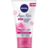 NIVEA Aqua Rose 3ü1 arada Yüz Temizleme Peeling Maske Tüm Ciltler;150ml;Organik Gül Suyu;Hyaluron;Mineal kili ile gözenek arındıcı