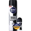 Nivea Black White Erkek Sprey Deodorant 150 ml + Nıvea Mini Roll On 25 ml