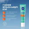 NIVEA Derma Skin Clear Night Exfoliator Gece Arındırıcı Krem 40ml, %8 Glikolik Asit (AHA) ve Salisilik Asit (BHA) ile ,Eşit Cilt Tonu