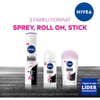 NIVEA Kadın Sprey Deodorant Black& White Invisible Clear 150ml,  Ter ve Ter Kokusuna Karşı 48 Saat Anti-perspirant Deodorant Koruması
