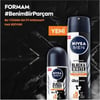 NIVEA Men Erkek Roll On Deodorant Black&White Invisible Güçlü Etki 50ml; Ter ve Ter Kokusuna Karşı 48 Saat Anti-perspirant ; İz Bırakmayan Formül